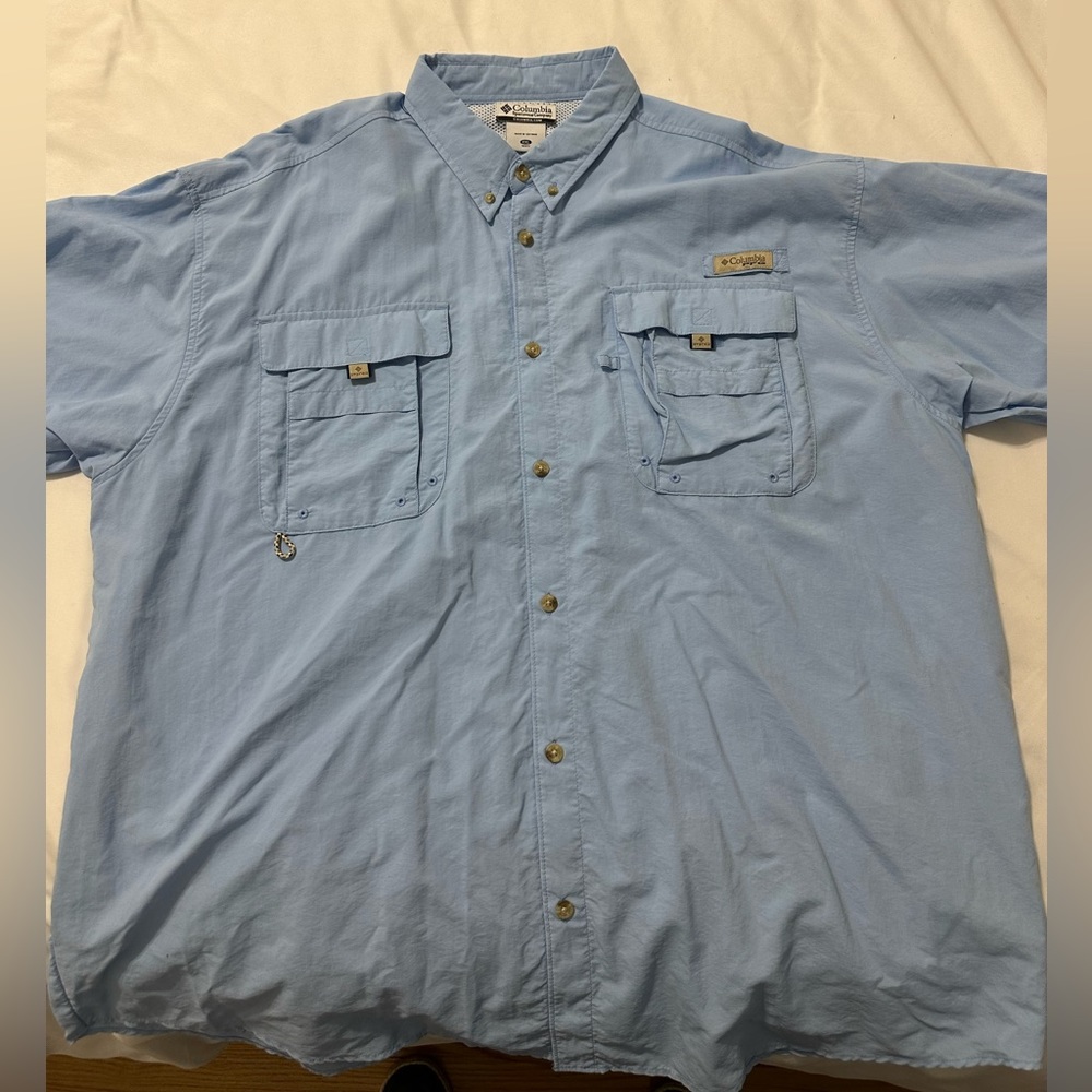 XXL Baby Blue Columbia PFG